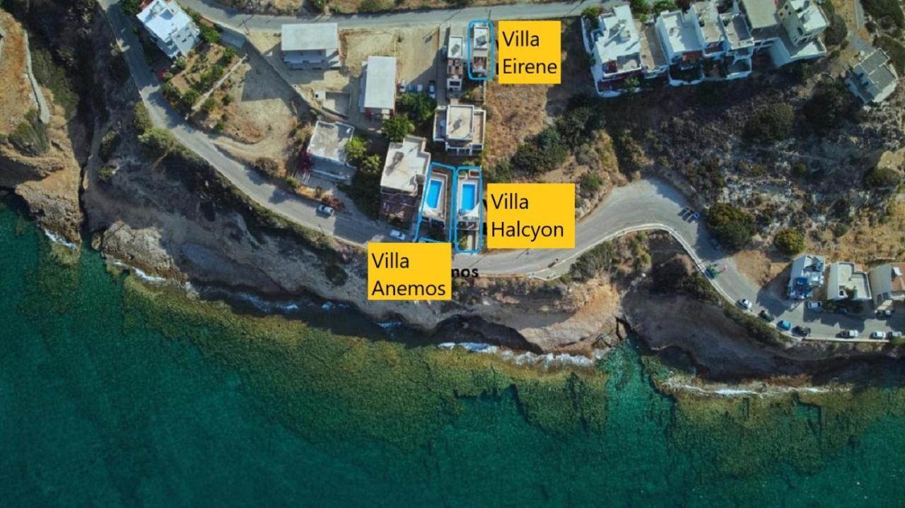 Anemos-Halcyon-Eirene Villa Mokhlos Bagian luar foto